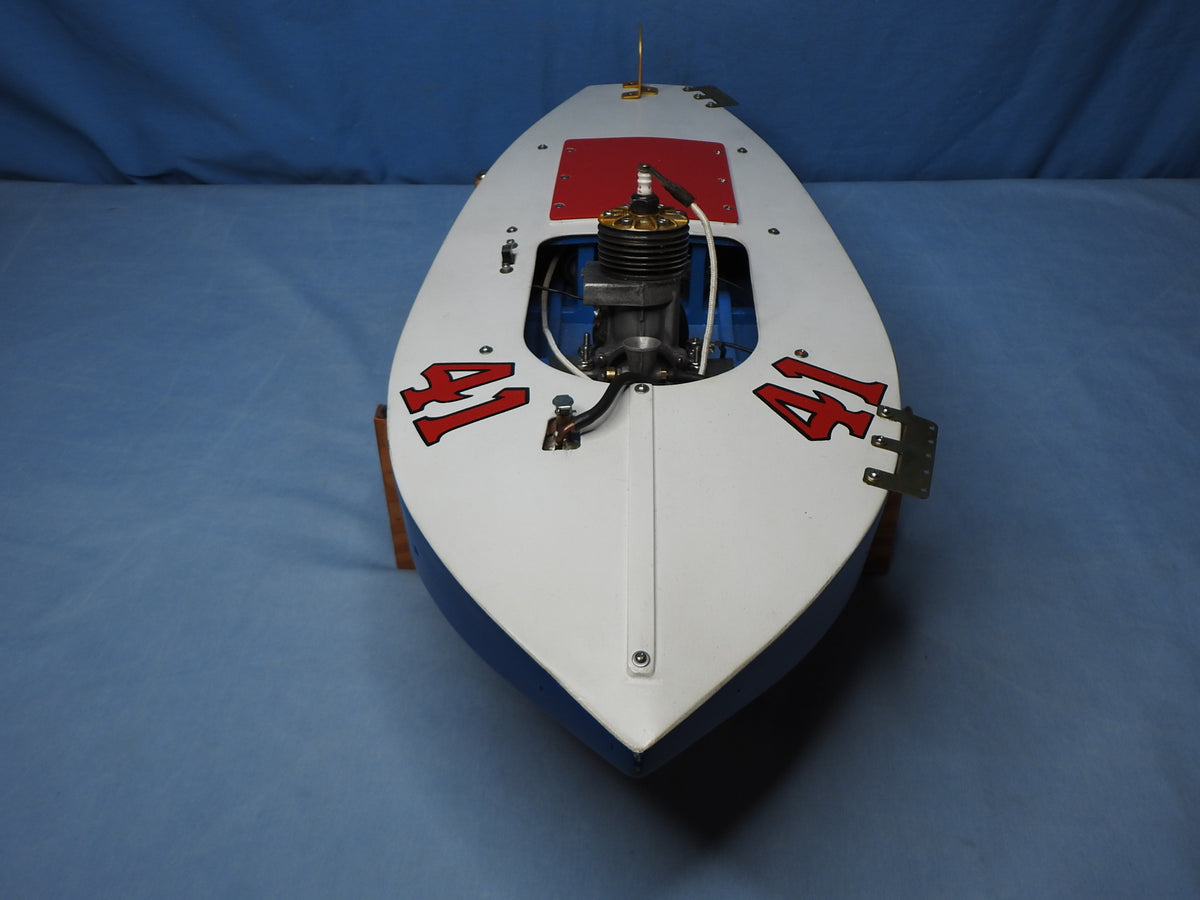 Rare 1 of 3 Jack Thorpe “Two Step” Tether Racing Hydroplane – Atwood Champion